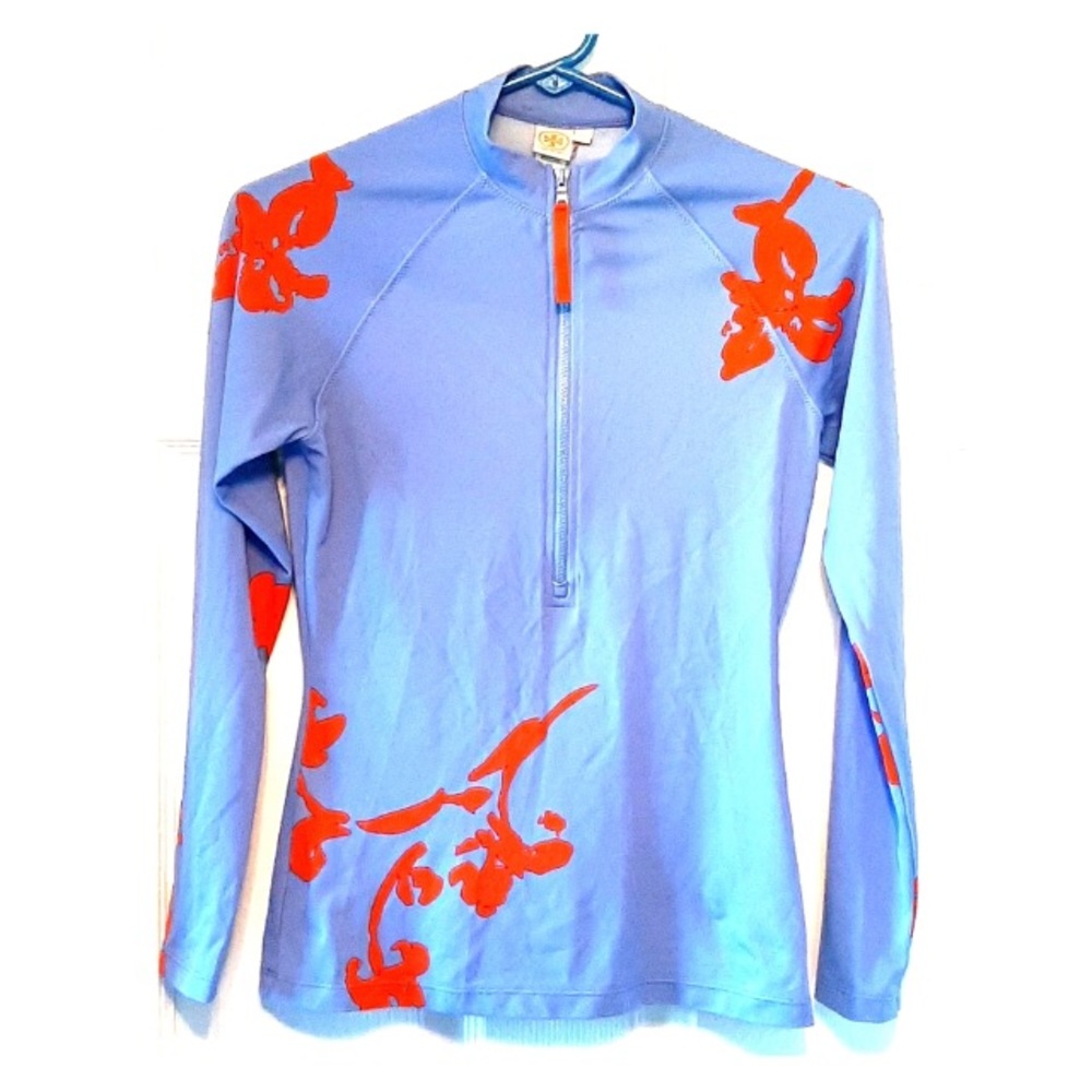 TORY BURCH RASH GUARD SWIM TOP